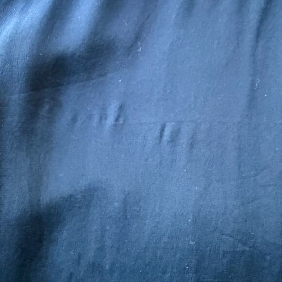 Lafayette 148 100% Silk Collarless Hidden Button Blouse in Royal Navy Size M - Picture 6 of 12